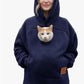 📢📢 Limited-Time 50% Off!! 🐾 2026 Cozy Fleece Pet-Carrying Hoodie | Warm, Bonding Sweatshirt for Small Pets