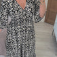 🔥Hot Sale 50% OFF 💞 Bohemian Casual Print V-Neck Long Dress