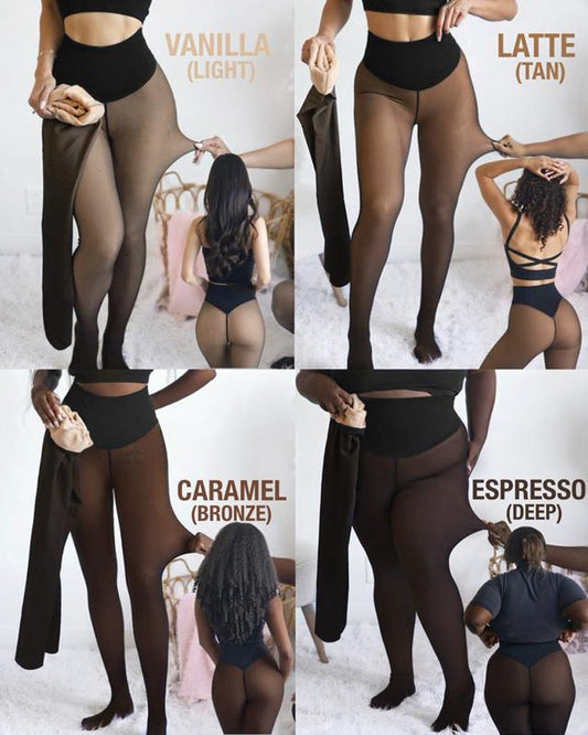 💃LAST DAY SALE 50% OFF!!!❄️One-Seam Shaping Fleece Leggings✨Stay Warm.Look Snatched