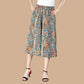 🔥BUY 2 FREE SHIPPING🔥Women's High Elastic Waist Pleated Chiffon Wide Leg Culottes