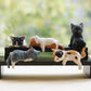 🔥LAST DAY 50% OFF🐈Mini Cat Desk Figurines – Set of 5 Cute Cartoon Kitty Companions