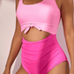 ❤️Einteiliger Badeanzug mit Bauchbetonung und Schnürung für Damen🩱