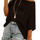 🎁2026 New Sale - Women's Casual 3/4 Sleeve Mesh Knit Top