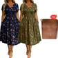 💃 2026 Summer Hot Sale • 70% OFF 🌿⏳  Women’s Chic V-Neck Floral Print Dress with Twist Waist