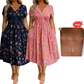 💃 2026 Summer Hot Sale • 70% OFF 🌿⏳  Women’s Chic V-Neck Floral Print Dress with Twist Waist