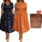 💃 2026 Summer Hot Sale • 70% OFF 🌿⏳  Women’s Chic V-Neck Floral Print Dress with Twist Waist