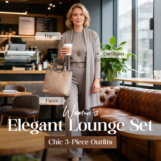 🎉Hot Sale 49% OFF🥳Elegant Longline Cardigan 3-Piece Set – Soft Fabric, Chic Top & Pants for Office Commute & Daily Outings