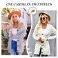 💐Big Sale-50% Off💕Women's Fall Casual Long Sleeve Button Down Open Front Cable Knit Cardigan