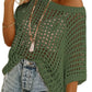 🎁2026 New Sale - Women's Casual 3/4 Sleeve Mesh Knit Top