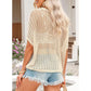 🎁2026 New Sale - Women's Casual 3/4 Sleeve Mesh Knit Top