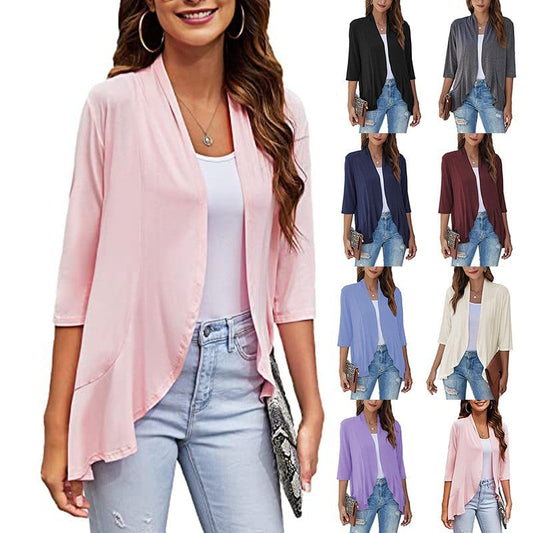 🔥Last Day 50% Off✨Women's Casual Lightweight Open Front