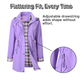 🔥 LIMITED TIME 50% OFF 💜 2026 Women's Plaid-Lined Hooded Waterproof Rain Jacket & Windbreaker