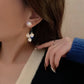 🎁💥BUY 1 GET 1 FREE💥🎁2025 New Zircon Round Petal Earrings