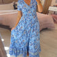 📢📢50% OFF!!⏰Floral Print V-neck Dress