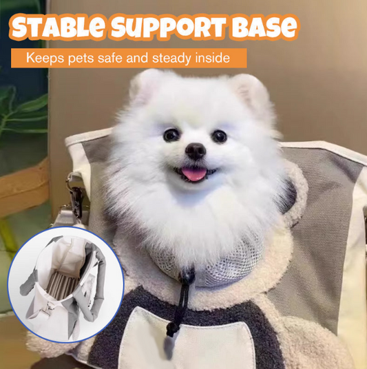 ⏳Time-Limited Special⏰ Cute Bear Pet Carrier Bag With Head-Out Design