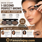 ✨ Buy One, Get One Free — Only £7.99!! 🖌️ Over 50,000 Sold!!! 🖤 Eyebrow Stamp & Powder Set (includes brush): Achieve the perfect brow shape with a single press. Waterproof and long-lasting for 24 hours—a must-have for effortless, salon-quality brows.