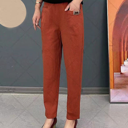 💕Hot Sale 60% OFF💕💝Women's Elastic Waist Cotton Pants💝