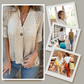 💐Summer Sale - 50% OFF!🔥Women’s Solid One Button Knitted Top