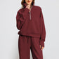 ✨Special Sale 49%OFF🔥Women’s High-Neck Zip-Up Pullover and Wide-Leg Pants Set
