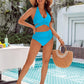 🌸Limited time 49% OFF💥👙Tummy Control Bathing Suits Modest High Waisted Bikini Set