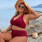 🌸Limited time 49% OFF💥👙Tummy Control Bathing Suits Modest High Waisted Bikini Set