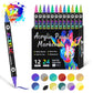 🔥Last Day Promotion-49%OFF🔥Dual Tip Acrylic Paint Pen Marker - 24/48/72 Colours