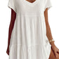🎉Limited Sale💝V-neck Casual Dress With Short Sleeves
