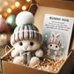🔥Easter Sale - Handmade🐇Mini Bunny Hug Cute Easter Gift🎁