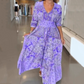 🔥Mother's Day Sale - 50% OFF🔥Women’s Elegant Floral Drawstring Long Dress
