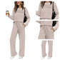 🔥LAST DAY 60% OFF&🚚 Buy 2+ Items & Enjoy Free Delivery ✨Women's Crew Neck Top & Drawstring Pants Set