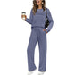 🔥LAST DAY 60% OFF&🚚 Buy 2+ Items & Enjoy Free Delivery ✨Women's Crew Neck Top & Drawstring Pants Set