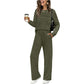 🔥LAST DAY 60% OFF&🚚 Buy 2+ Items & Enjoy Free Delivery ✨Women's Crew Neck Top & Drawstring Pants Set