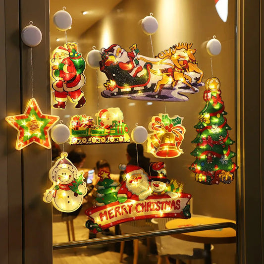 🎅Early Christmas Sale🎄Christmas Window Hanging Lights