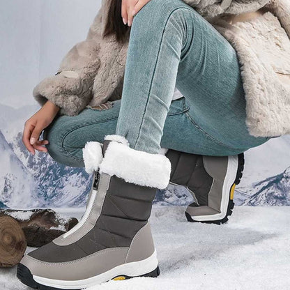 👢 48% OFF NOW! ✨ Women’s Non-Slip Warm Zipper Snow Boots - Thermal Insulated & Water-Resistant Winter Boots for Extreme Cold Weather 🌨️
