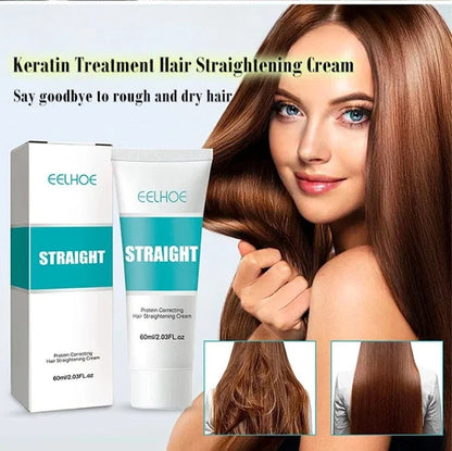 🎁Hot Sale 49% OFF⏳Silk and Keratin Treatment Hair Straightening Cream