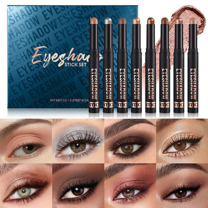 🎅ONLY TODAY - FOR 8 PCS!!🎁8 Colors Glitter Eyeshadow Stick