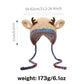 🎁🎄New Year Sale 50% OFF! 🦌Original design Festive Christmas Antler Hat🧶