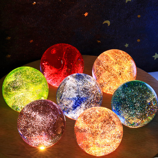 🪐 50% off for a limited time Glowing Starry Sky Glass Sphere Decor✨