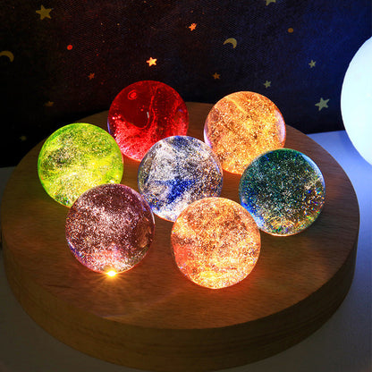 🪐 50% off for a limited time Glowing Starry Sky Glass Sphere Decor✨