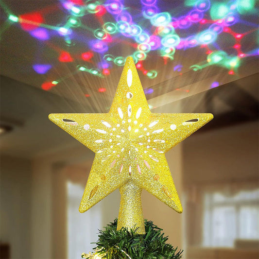 ✨Big sale 49% OFF &Free shipping🎁Christmas Tree Star & Snowflake Projection Light