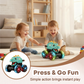 🎉LAST DAY SPECIAL PRICE!🔥Press & Go Dinosaur Toy Car With Lights🦖