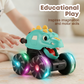 🎉LAST DAY SPECIAL PRICE!🔥Press & Go Dinosaur Toy Car With Lights🦖