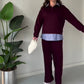 🔥Hot Sale Offers🔥Women's Casual Long-Sleeve Top and Pants 2-Piece Set