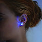 Stylish LED Luminous Crown Earrings