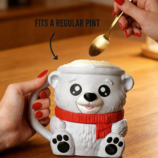 🔥3D-Printed Bear Ice Cream Pint Holder
