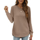 ⏰Hot Sale - Women's Sweatshirt Crewneck Curved Hem