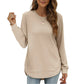 ⏰Hot Sale - Women's Sweatshirt Crewneck Curved Hem