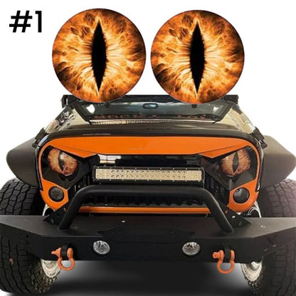 😈Beast Eyes Headlight Decals (1 Pair)