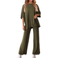 Women's Casual Top & Pants Set