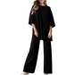 Women's Casual Top & Pants Set